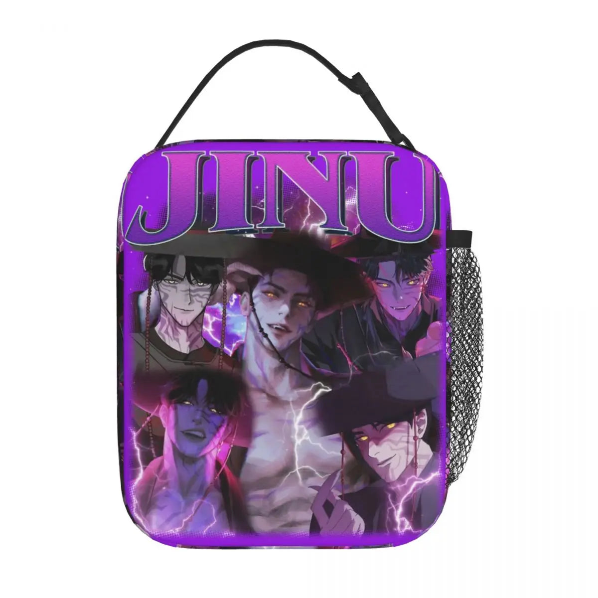 Huntrix Girlgroup K-Pop Group Demon Hunters Lunch Bag Cute Lunch Box for Child Office Portable Cooler Bag Oxford Tote Food Bags