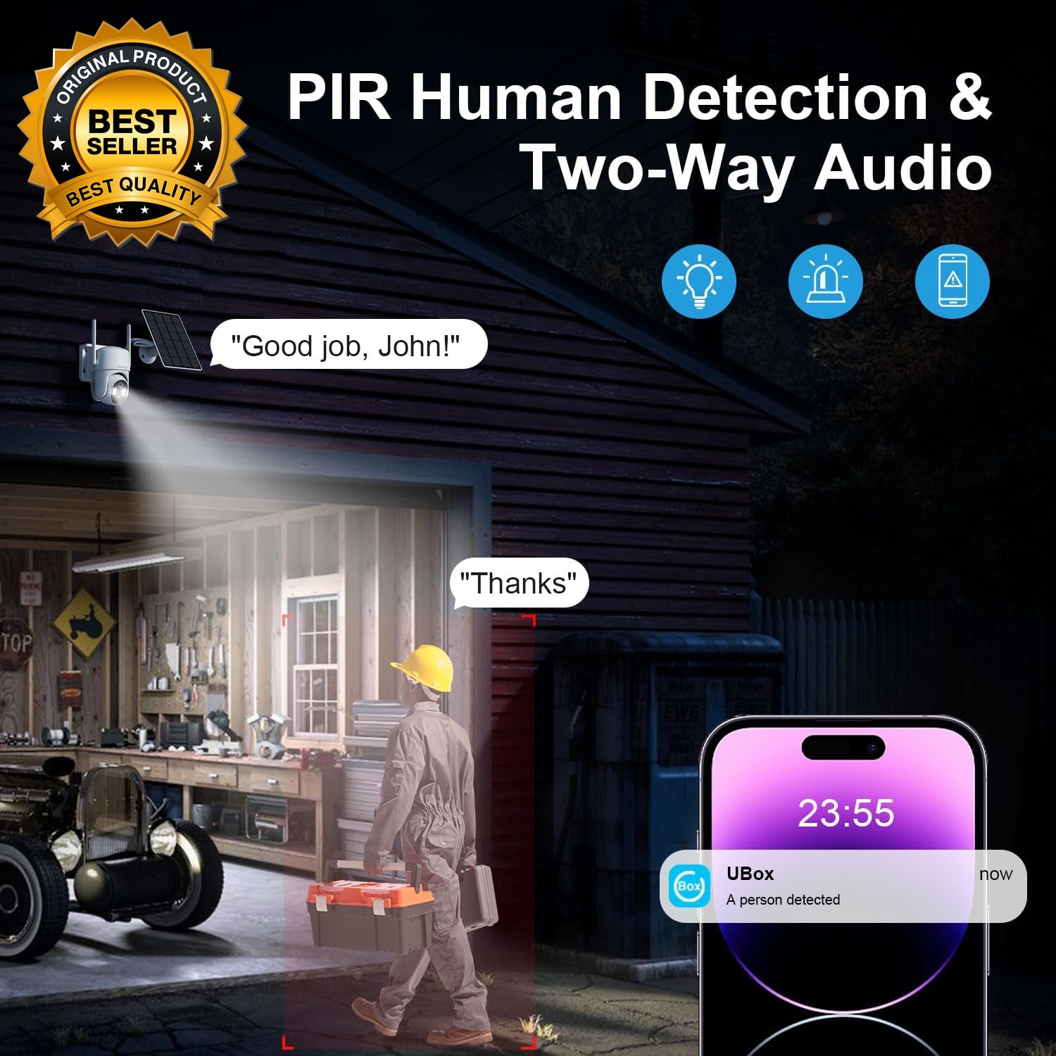 No Wifi Security Camera, 4G LTE Cellular Security Cameras Wireless Outdoor, Sola