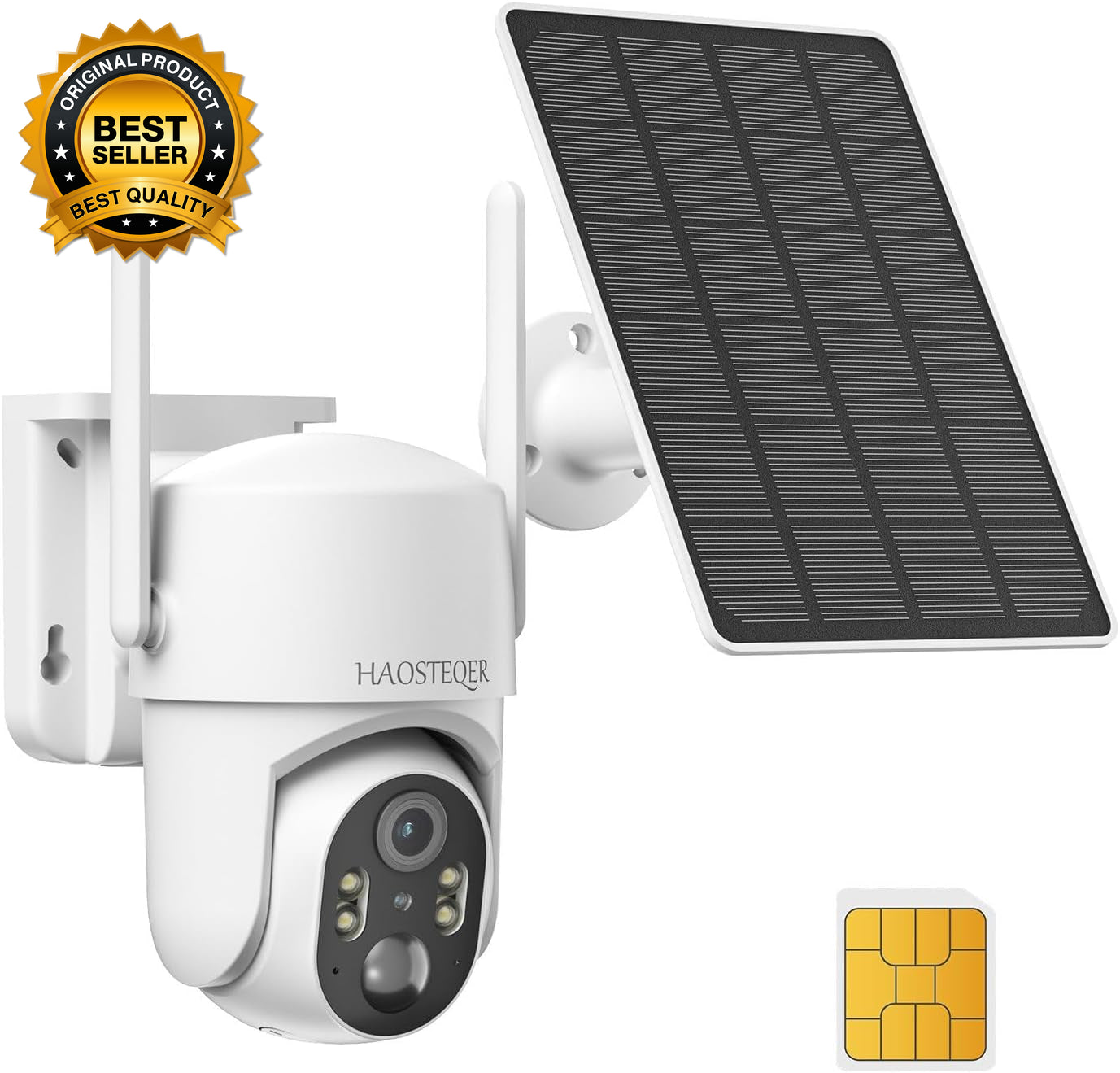 No Wifi Security Camera, 4G LTE Cellular Security Cameras Wireless Outdoor, Sola