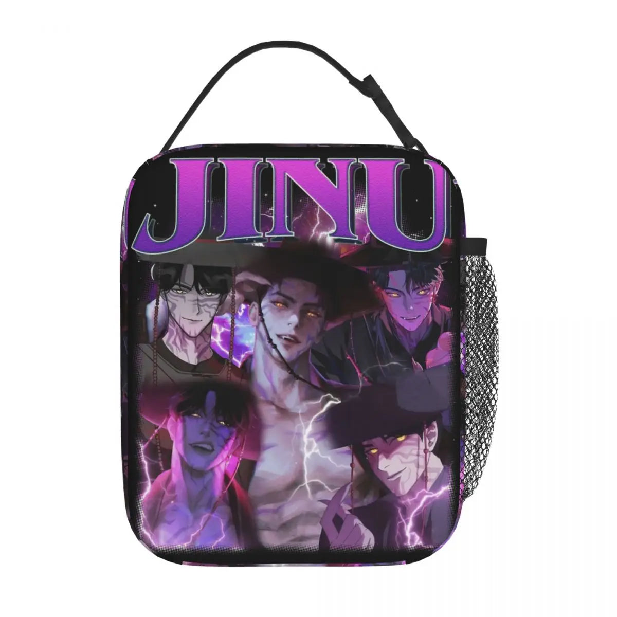 Huntrix Girlgroup K-Pop Group Demon Hunters Lunch Bag Cute Lunch Box for Child Office Portable Cooler Bag Oxford Tote Food Bags