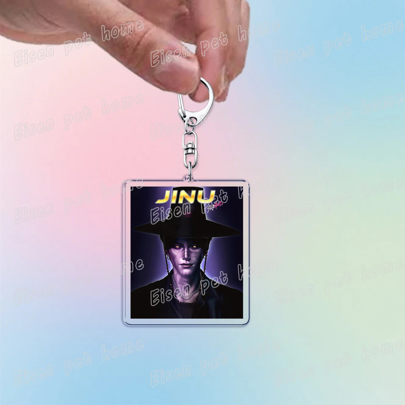 Kpop Demon Hunters Huntrix Saja Boys Keychain Llavero Accessories Bag Rumi Zoey Jinu Ramen Keychains Keyrings Jewelry Fans Gift