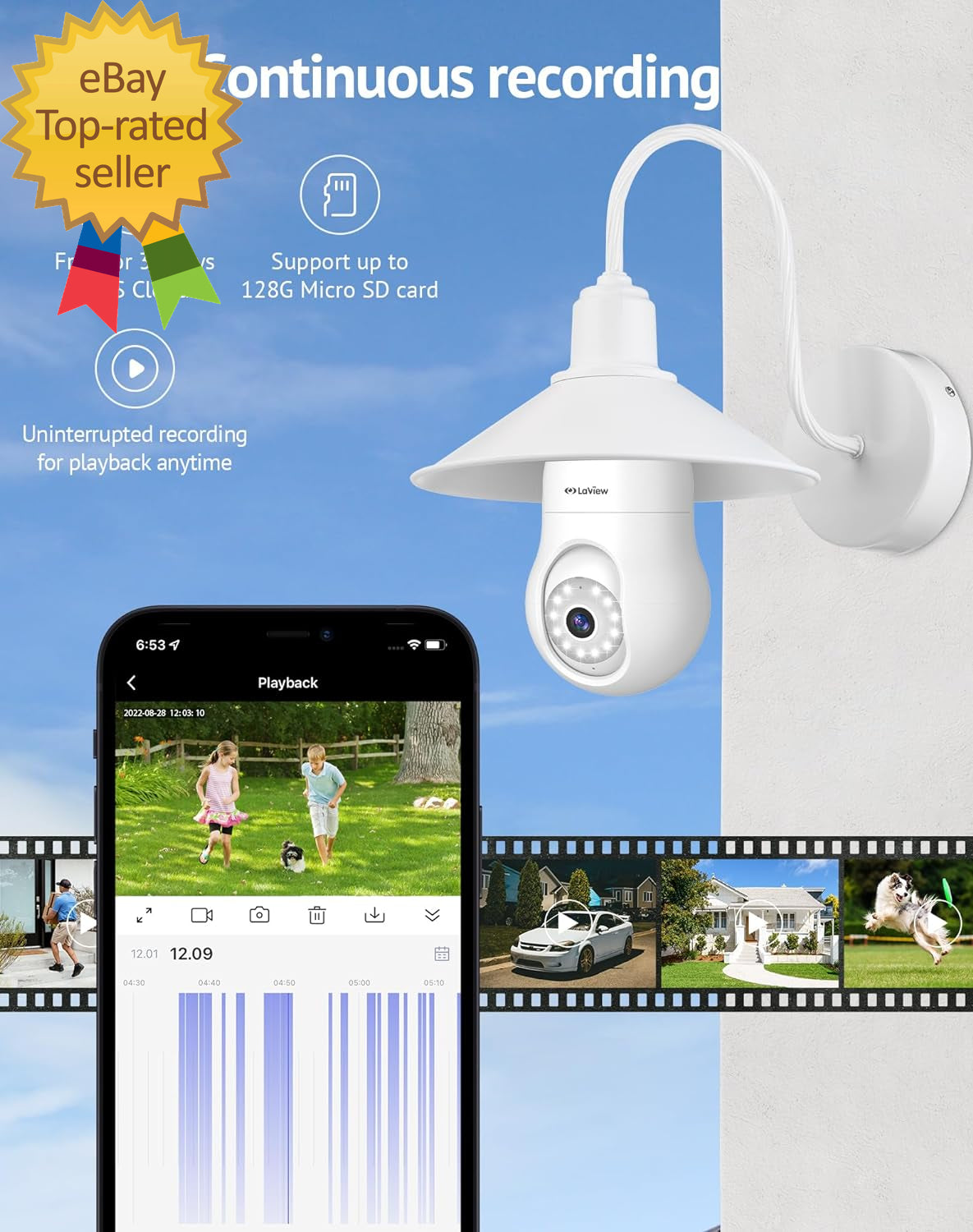 4MP Bulb Security Camera 5G& 2.4Ghz 360°2K Security Cameras Wireless Outdoor Ind