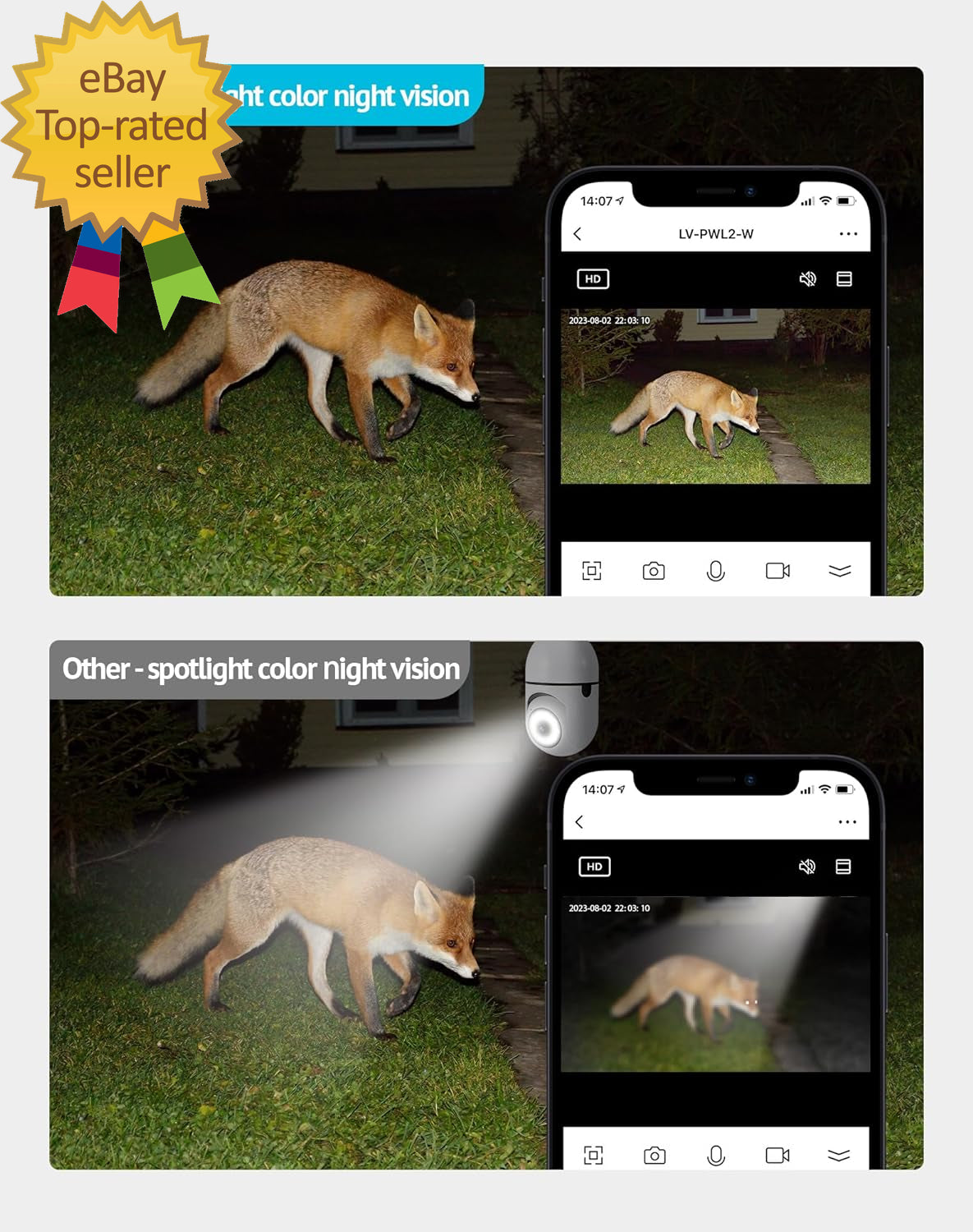 4MP Bulb Security Camera 5G& 2.4Ghz 360°2K Security Cameras Wireless Outdoor Ind