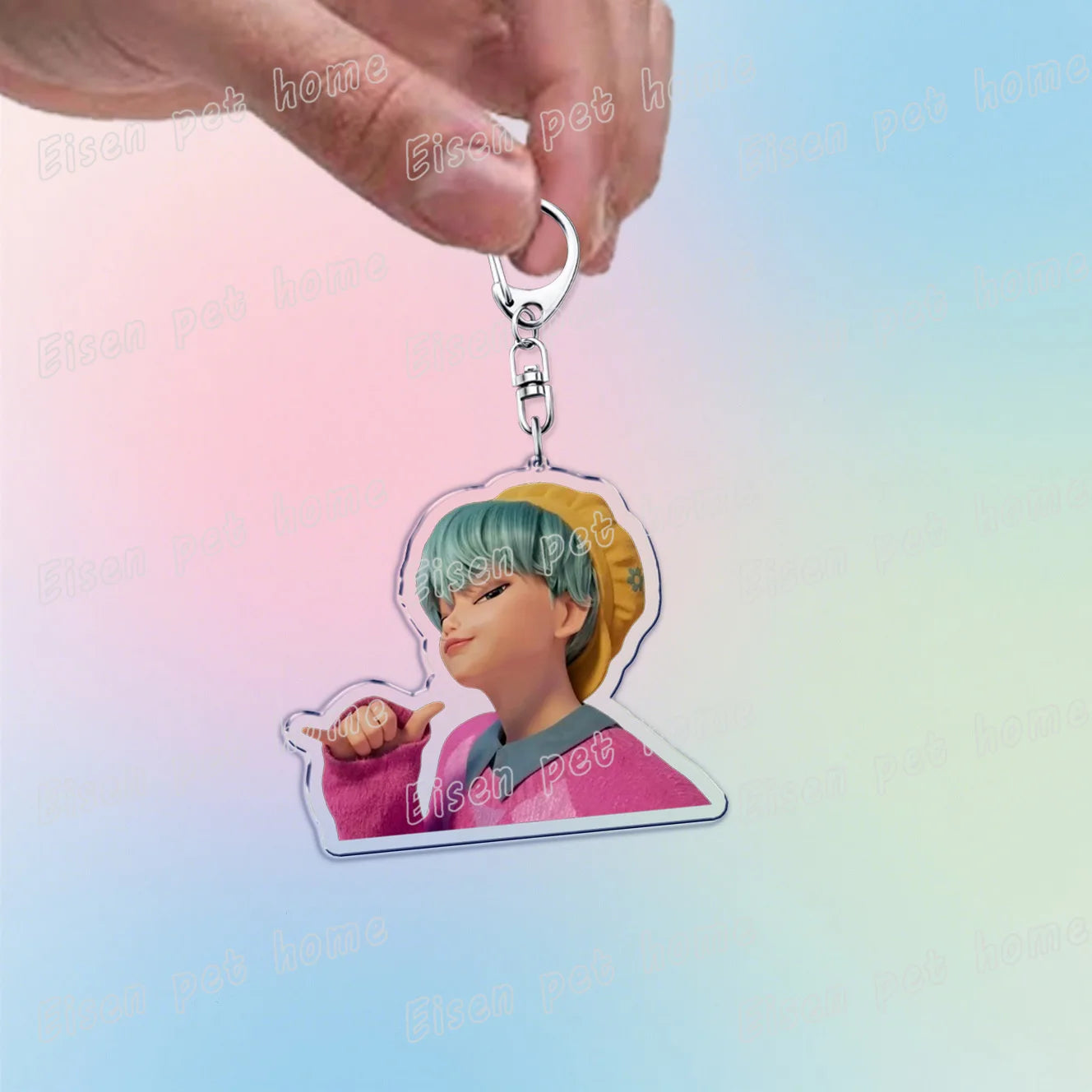 Kpop Demon Hunters Huntrix Saja Boys Keychain Llavero Accessories Bag Rumi Zoey Jinu Ramen Keychains Keyrings Jewelry Fans Gift