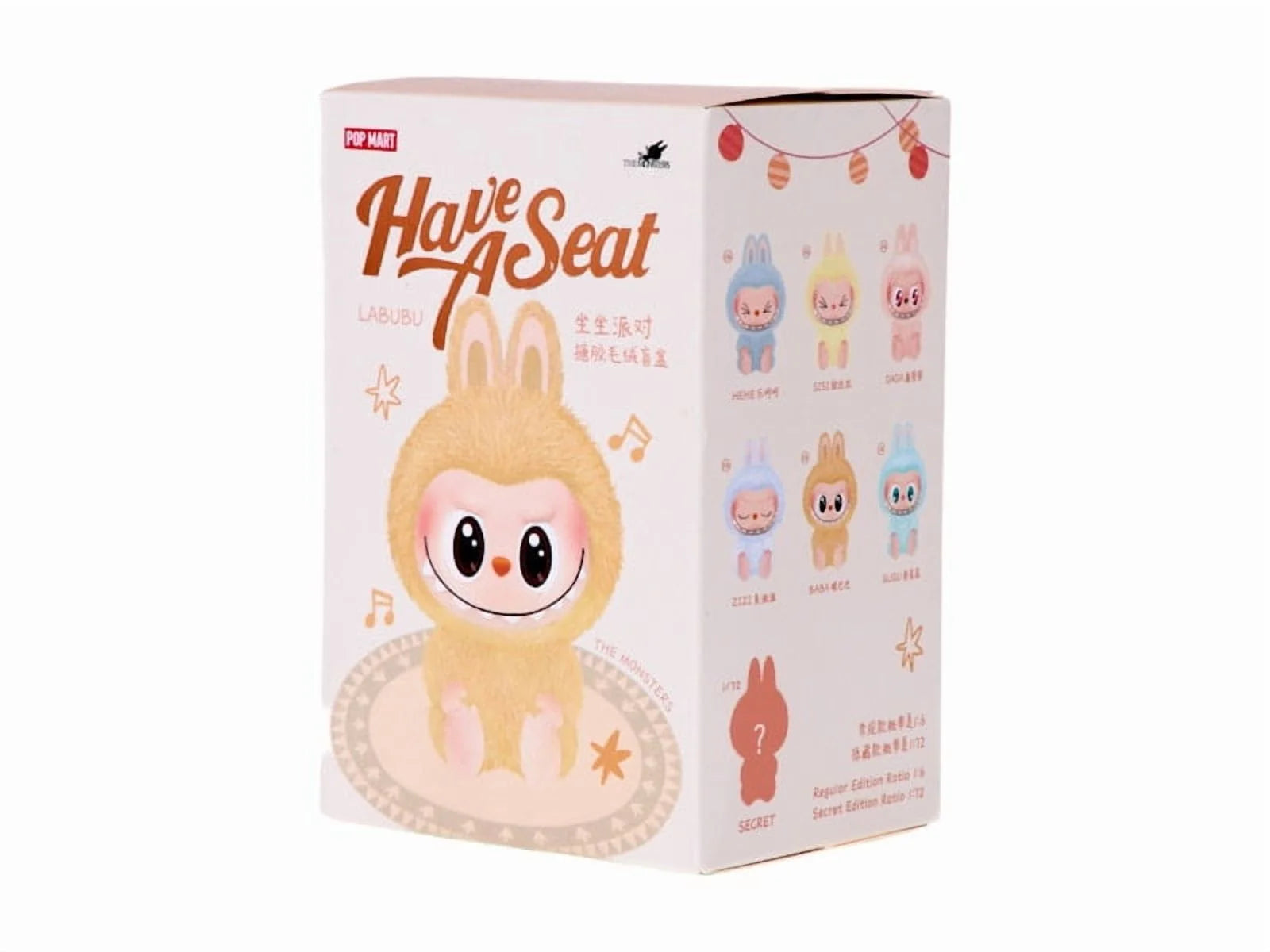 Labubu the Monsters Have a Seat Vinyl Plush Single Blind Box, from Stockx