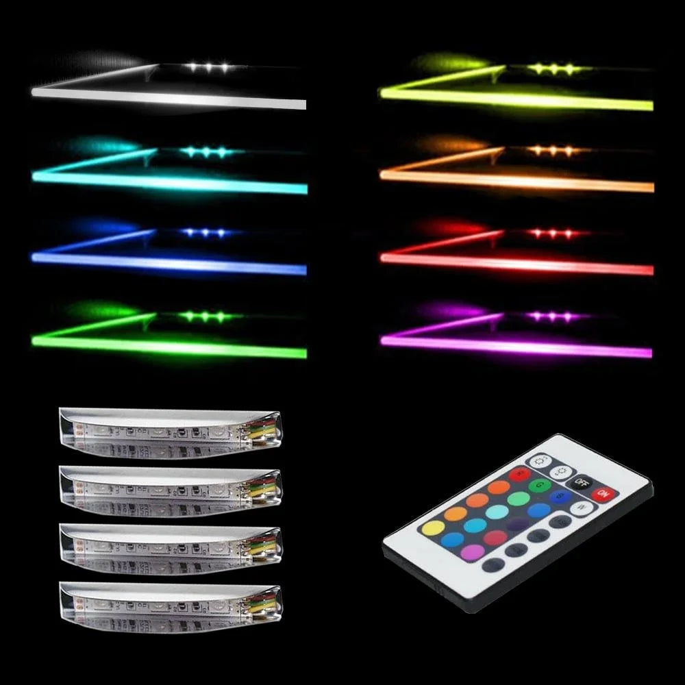 LED Light Kits - LED Clip and LED Puck Sets 2 CLIPS 2 PUCKS